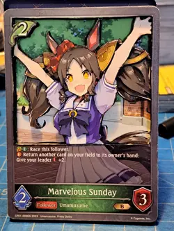 3D Custom Card: Umamusume Pretty Derby - Marvelous Sunday Shadowbox - Image 1