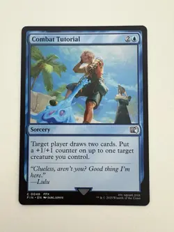 Combat Tutorial MTG Magic the Gathering Card NM Near Mint FIN - Image 1