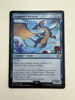 Dragoon’s Wyvern MTG Magic the Gathering Card NM Near Mint FIN - Image 1