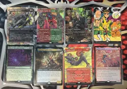 Mtg Magic Spider-Man Lot Of 8 Cards Rare - Image 1