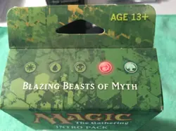 MTG THEROS INTRO PACK FACT SEALD BLIZING BEASTS OF MYTH - Image 3