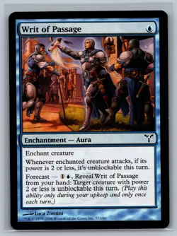 Magic MTG Dissension 4x Writ of Passage #37/180 TCG CCG Playset - Image 1