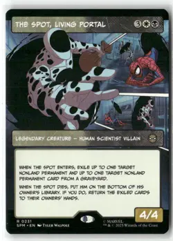 The Spot, Living Portal Borderless Spider-man NM Magic MTG 0231 - Image 1