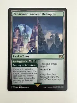 Zanarkand Ancient Metropolis MTG Magic the Gathering Card NM Near Mint FIN - Image 1