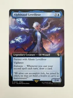 Alphinaud Leveilleur Borderless MTG Magic the Gathering Card NM Near Mint FIN - Image 1