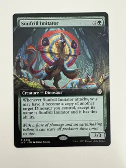 Sunfrill Imitator Borderless MTG Magic the Gathering Card NM Near Mint LCC - Image 1