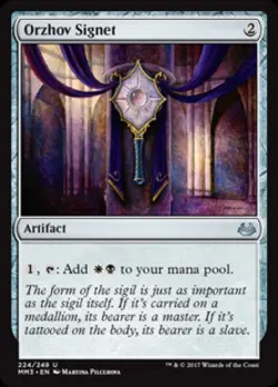 Orzhov Signet - Light Play MTG Modern Masters 2017 - Image 1