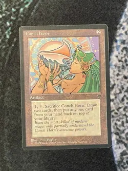 MTG FALLEN EMPIRES CONCH HORN - Image 1