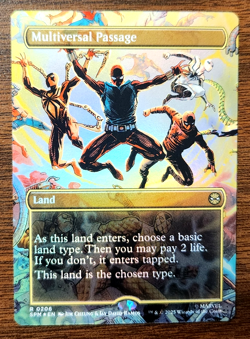 Spider-Man MTG Magic the Gathering Multiversal Passage Foil SM 0206 - Image 1