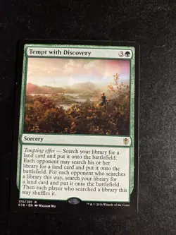 MTG - NM - Tempt with Discovery - COMMANDER 2016 - Image 1