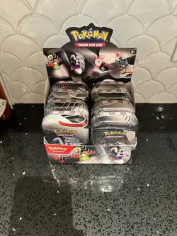Pokemon Unova Black Bolt & White Flare Mini Tin Display - 8x Sealed Tins - Image 2
