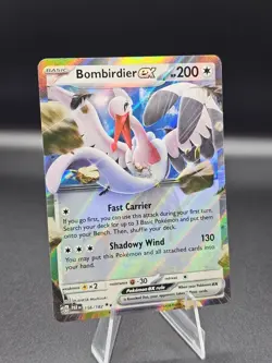 Pokemon TCG - Paradox Rift - Bombirdier ex 156/182 Holo Mint/Near Mint - Image 1