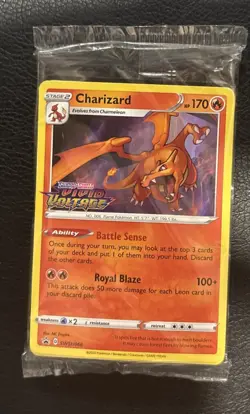 Pokemon Sword & Shield Vivid Voltage Prerelease Promo SWSH066 Charizard Sealed - Image 1
