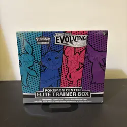 2021 Pokemon Evolving Skies Pokemon Center Sealed ETB Elite Trainer Box Sylveon - Image 1