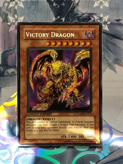 JUMP-EN011 Victory Dragon Secret Rare Limited Edition Match Played! YuGiOh TCG - Image 1