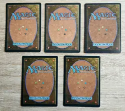 MTG - Revised 3rd Edition - 5x Lighting Bolt. Cards Are NM/M and Really Nice. - Image 2