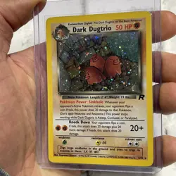 Pokemon Dark Dugtrio 6/82 Team Rocket ~ Holo ~ Vintage Pokemon LP Card TCG Vtg - Image 2