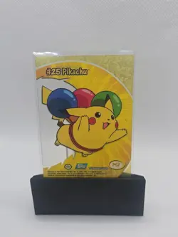 Pikachu 2000 Topps Pokemon TV Animation - PC1 - #25 - Clear Card - Image 2