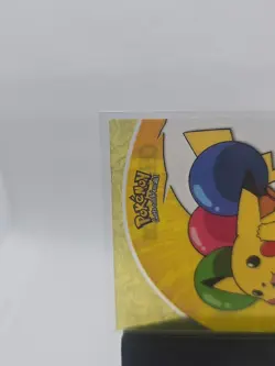 Pikachu 2000 Topps Pokemon TV Animation - PC1 - #25 - Clear Card - Image 3