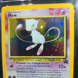 CGC 10 GEM MINT Mew # 9 HOLO WOTC Black Star Promo Pokemon Card MAJOR SWIRL! WOW - Image 2