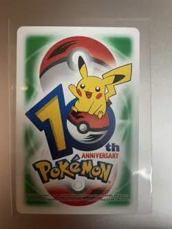 Celebi - 2006 JPN Pokemon Center 10th Anniversary Playing Card - Image 2