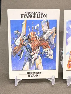 Neon Genesis Evangelion Card ILLUSTRATIO Rare Sega Bandai Japanese - Image 2