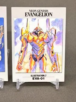 Neon Genesis Evangelion Card ILLUSTRATIO Rare Sega Bandai Japanese - Image 3