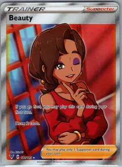 Beauty 181/185 Full Art Trainer - Vivid Voltage - Pokemon Card - NM - Image 1