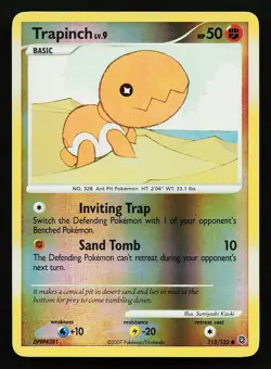 Trapinch 115/132 Reverse Holo Secret Wonders Pokemon Card - Image 1