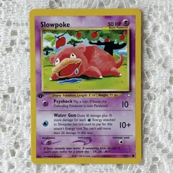 Slowpoke 73/111 Neo Genesis Pokemon Card WOTC Common LP Vintage - Image 1