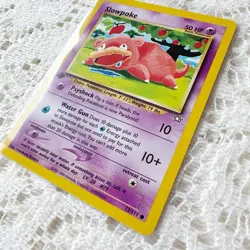 Slowpoke 73/111 Neo Genesis Pokemon Card WOTC Common LP Vintage - Image 2