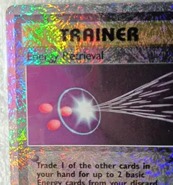 Energy Retrieval 107/110 Legendary Collection Reverse Holo LP Pokemon Card 2002 - Image 3