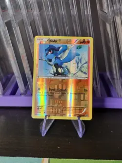45/124 Riolu Reverse Holo XY Fates Collide Pokemon TCG Card 2016 - Image 1
