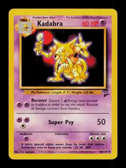 Kadabra 46/130 Base Set 2 - Pokemon exc buy 2 cards get 1 free!! - Image 1
