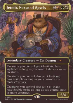 MTG Jetmir, Nexus of Revels (Display Commander) - Thick Stock Normal NM Secret L - Image 2
