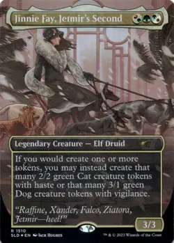 MTG Jinnie Fay, Jetmir's Second Foil NM Secret Lair Drop Series Magic 1510 - Image 1