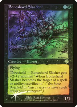 Boneshard Slasher Foil Torment Mtg Magic English EX - Image 1