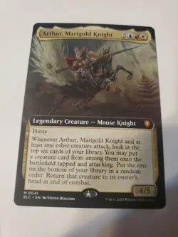 Arthur, Marigold Knight (Extended Art) Commander: Bloomburrow Regular - Image 1