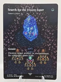 Search for the Frozen Esper - Nature's Claim (Showcase) MTG Final Fantasy Foil - Image 1