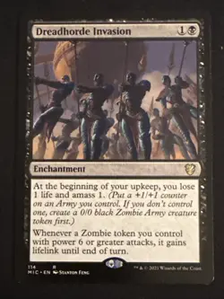 1x Dreadhorde Invasion (114) Commander: Innistrad: Midnight Hunt LP MTG Magic x1 - Image 1