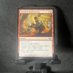 Untimely Malfunction Duskmourn: House of Horror (DSK) Regular #161 Near Mint - Image 1