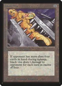 MTG Black Vise Beta Magic the Gathering - Image 1
