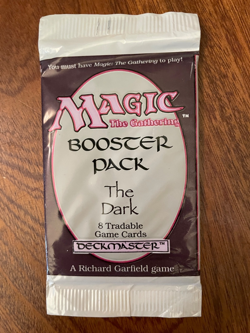 ONE Magic The Gathering MTG The Dark Sealed Original Booster Pack from 1994 - Image 3