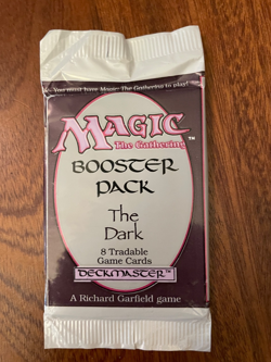 ONE Magic The Gathering MTG The Dark Sealed Original Booster Pack from 1994 - Image 5