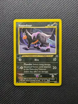 Pokemon Cards: 1st Edition Neo Discovery Uncommon: Houndour 39/75 - Image 1