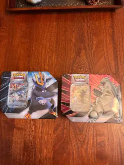 Pokemon TCG Tyranitar & Empoleon V Strikers Tins Lot of 2 - Image 1