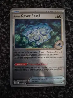 POKEMON TCG - BLACK BOLT - ANTIQUE COVER FOSSIL - 080/086 - POKEBALL - NM - Image 1