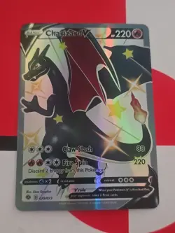 Pokemon Shiny Charizard V 079/073 Champions Path Secret Rare 🔥 Full Art - Image 1