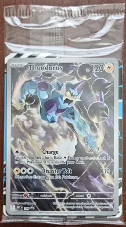 Pokemon TCG SV Black Star Promos SVP EN Thundurus #209 SEALED - Image 1