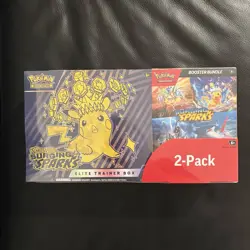 Pokemon Surging Sparks Elite Trainer Box and Booster Bundle Costco, 2-Pack - Image 1